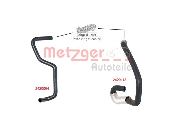 METZGER 2420113 Kühlerschlauch